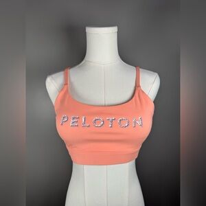 Like New Peloton Women's Coral Sports Bra
